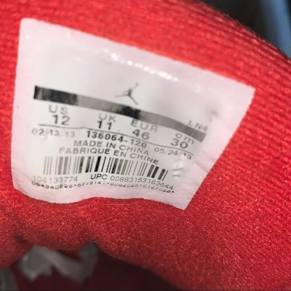 Mens Jordan Retro 3 ‘Fire Red’ (12) - Picture 5 of 6